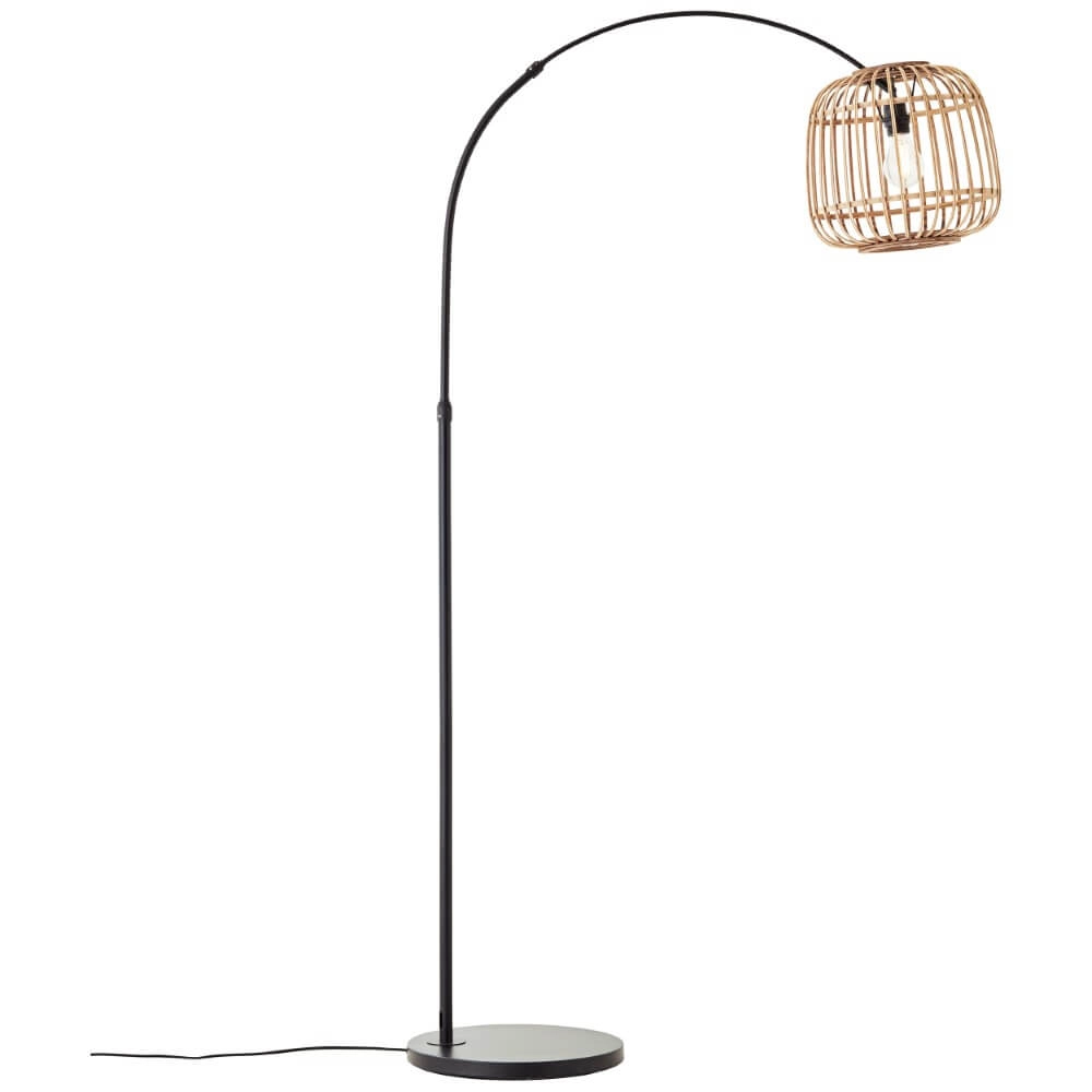 Rattan arc lamp Nikka 171cm Brilliant 4004353402272