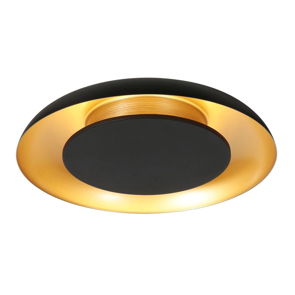 Ceiling light Golden Veil black Ø 40cm