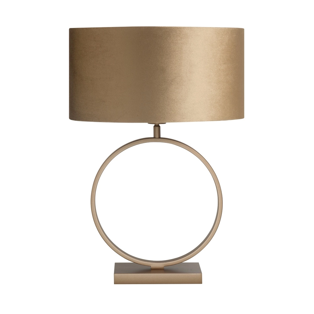 Design table lamp Siena copper bronze oval