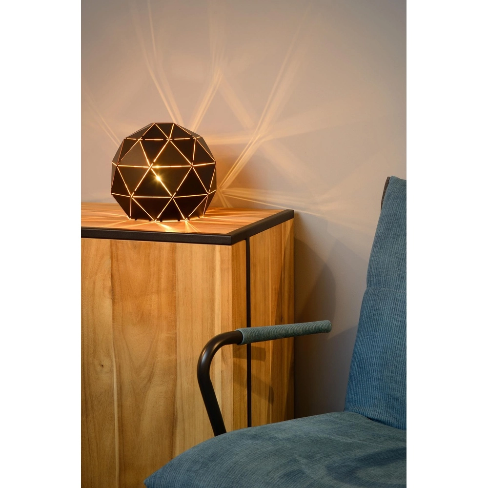 Modern table lamp Otona Black Lucide 5411212210807