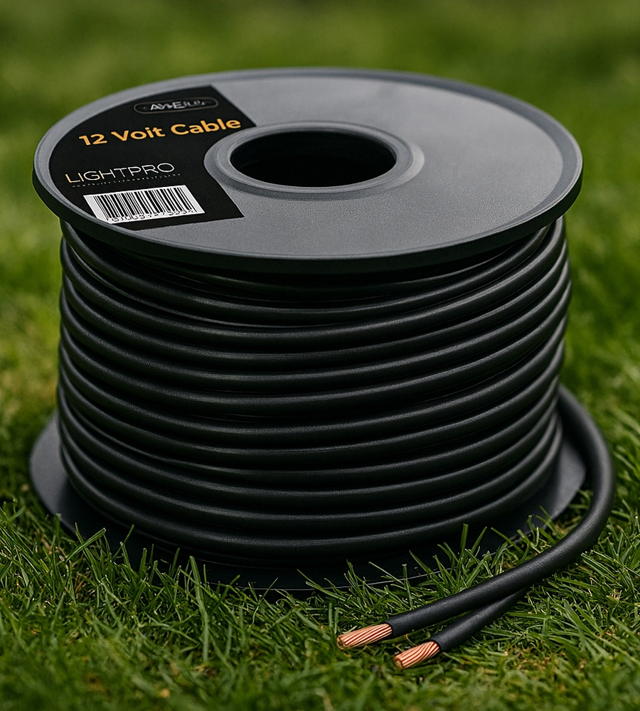 Lightpro cable on lawn