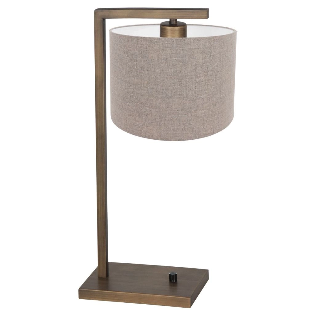 Table lamp Stang with grey hood