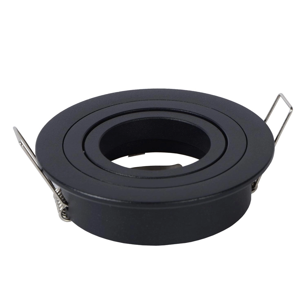 Recessed spotlight Tube black Ø 9,2cm Lucide 5411212221308