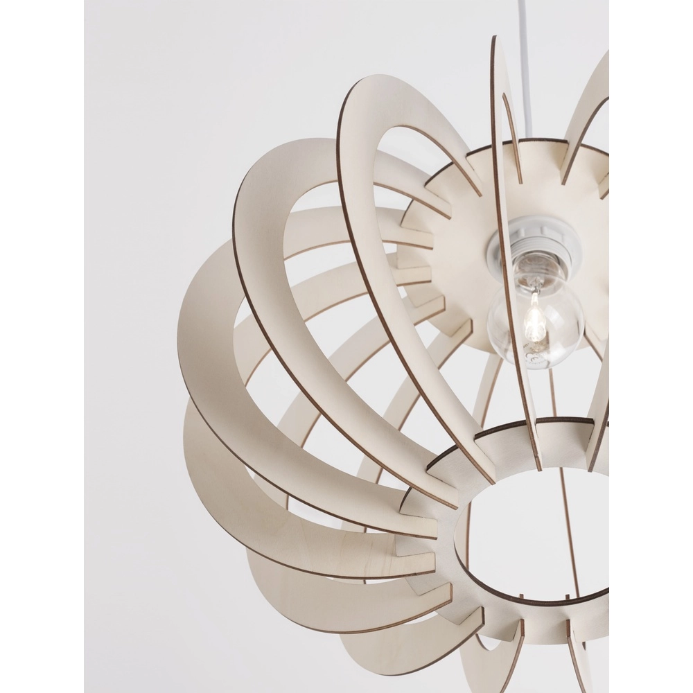 Wooden pendant lamp Ottoline light Ø 40cm Lyora 5212017436191