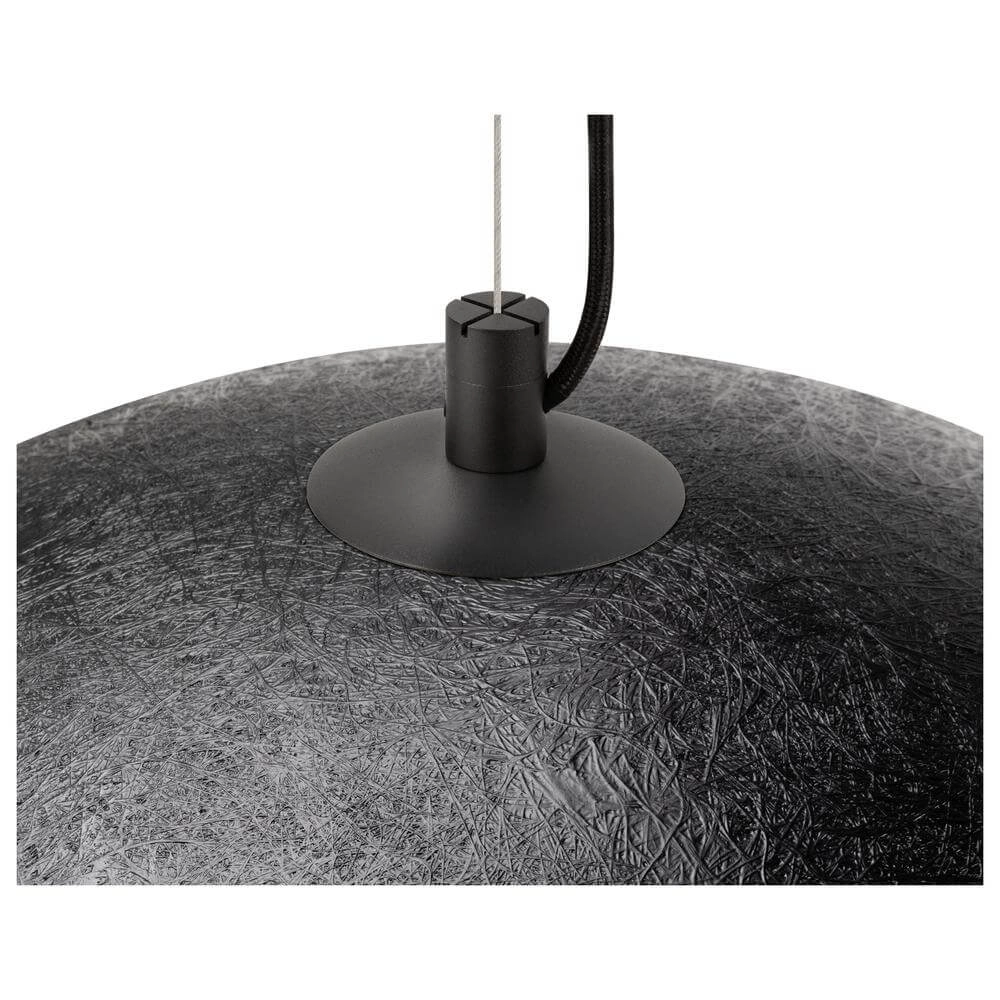 Pendant lamp Forchini 70 black with gold Ø 70cm SLV 4024163298612
