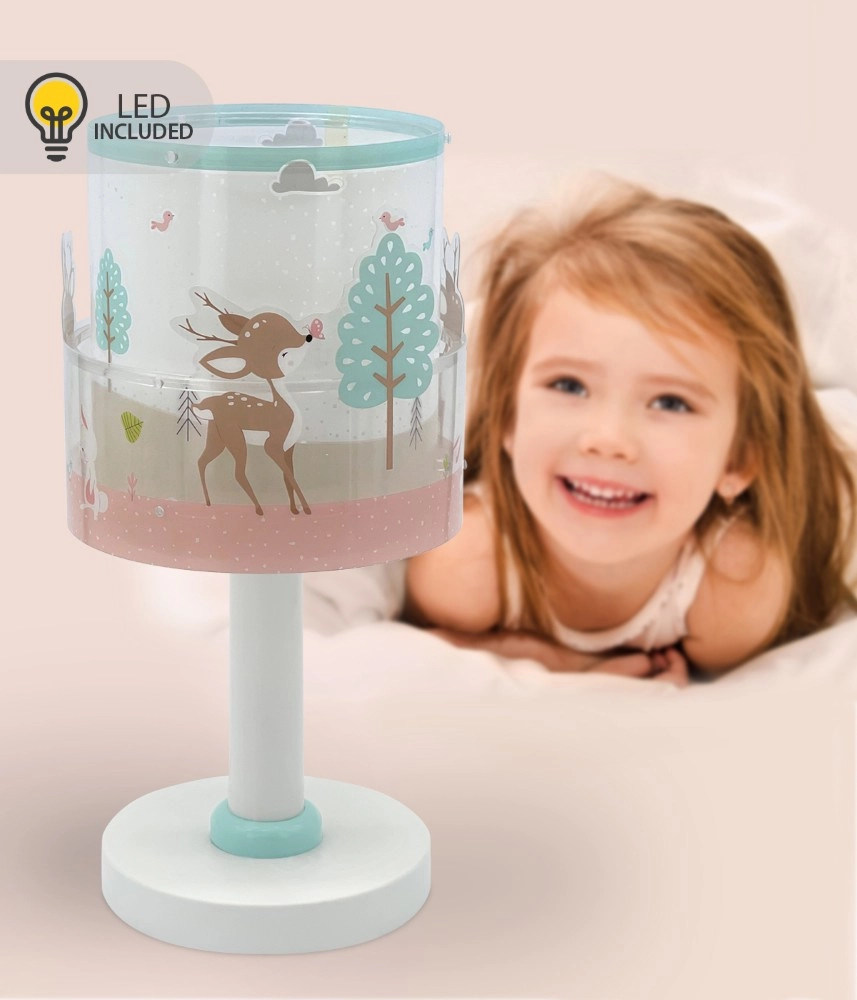 Children's room table lamp Loving Deer white Dalber 8420406002323