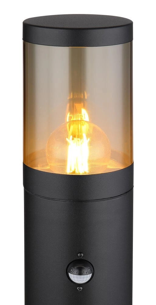 Black patio lamp Xeloo 80 cm - with sensor Globo 9007371441280