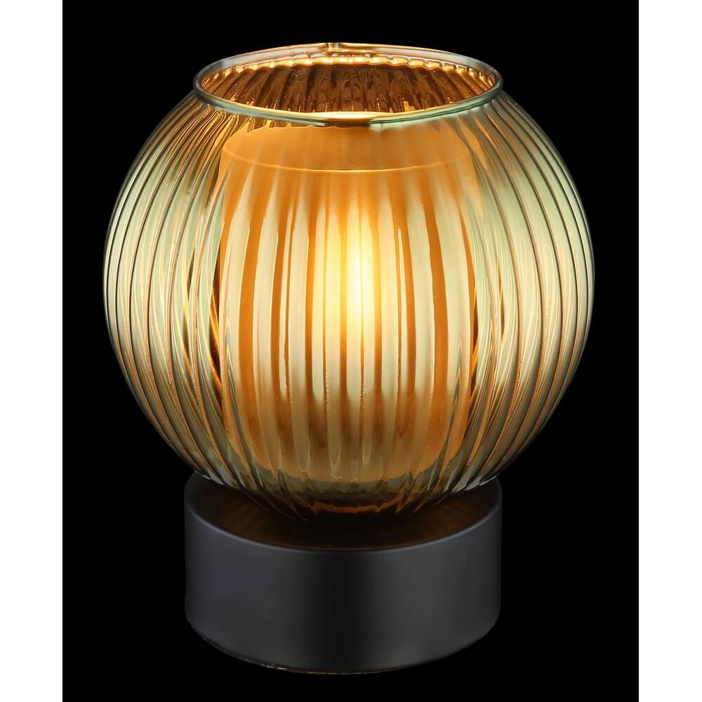 Table lamp Zumba green glass Ø 15cm Globo 9007371459001