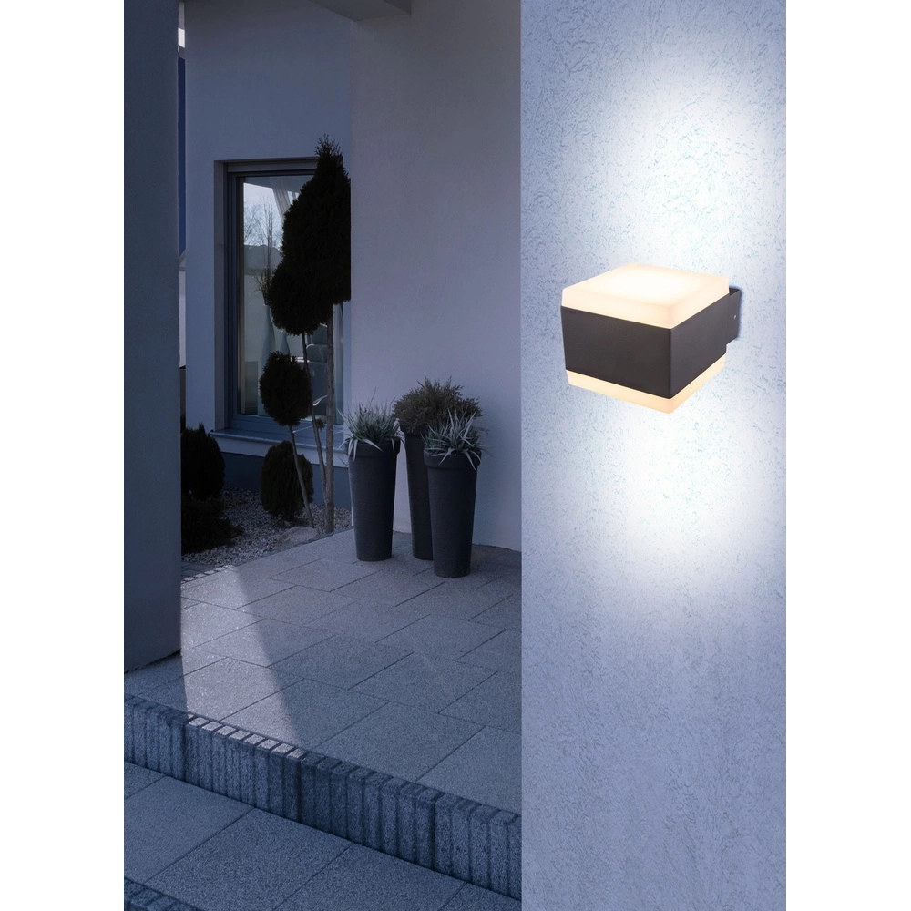 Design wall lamp Slice anthracite Globo 9007371388202