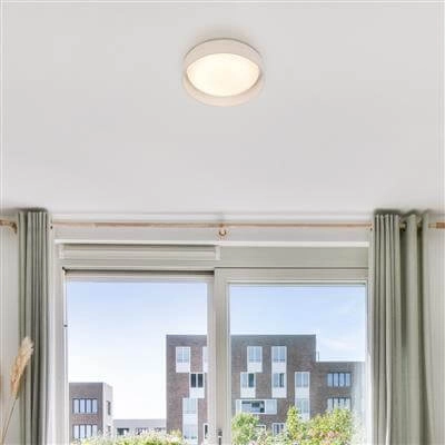 White ceiling lamp Gianna Ø 37cm Searchlight 5053423099958