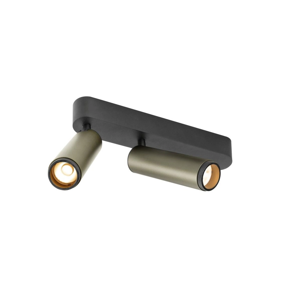 Surface-mounted spot Grip! M 2-light bronze 2700K SLV 4024163304566