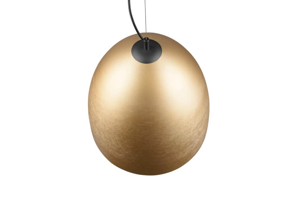 Golden pendant lamp Tilda Ø 40cm Trio 4017807522372