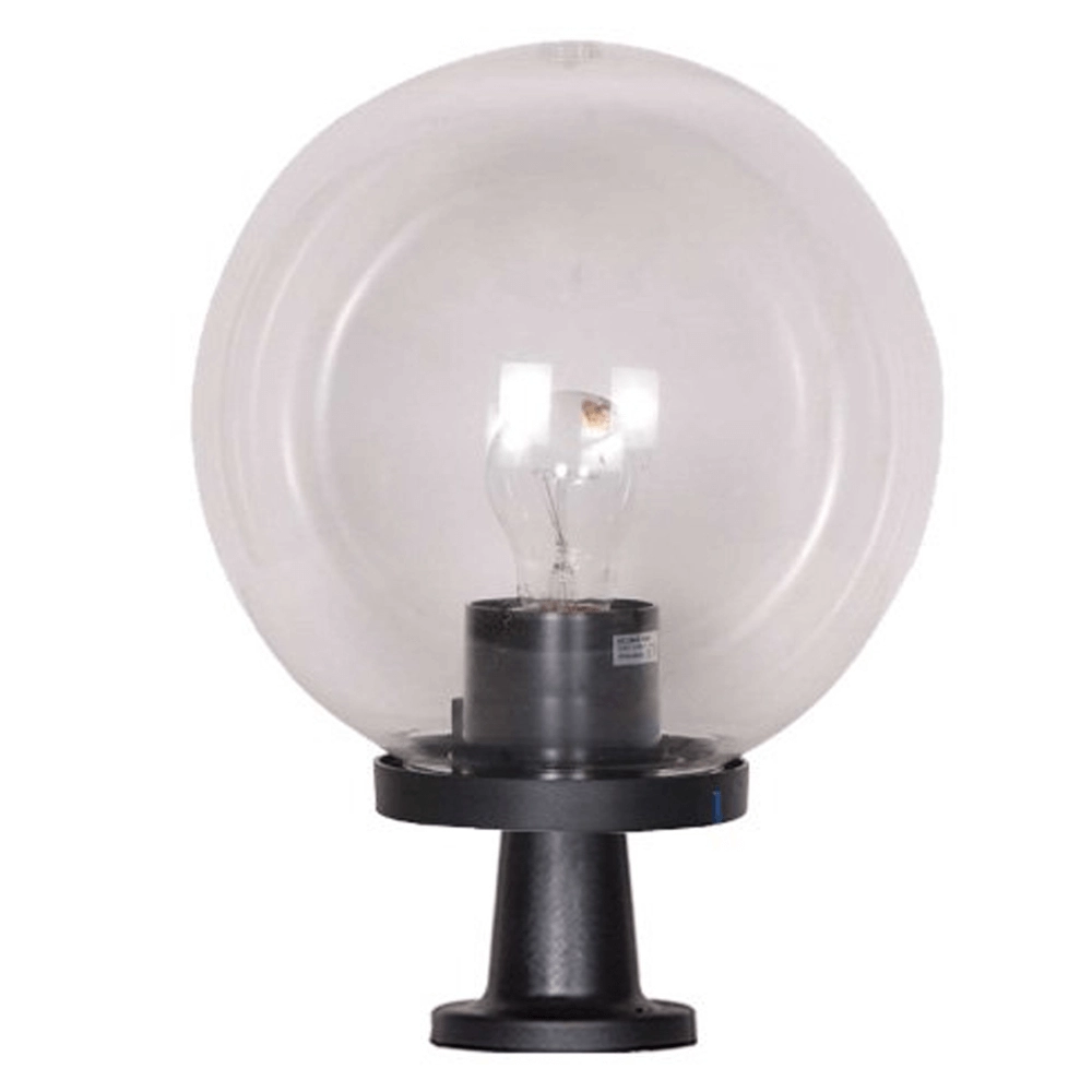 Bulb lamp Bolano 48cm. pedestal clear