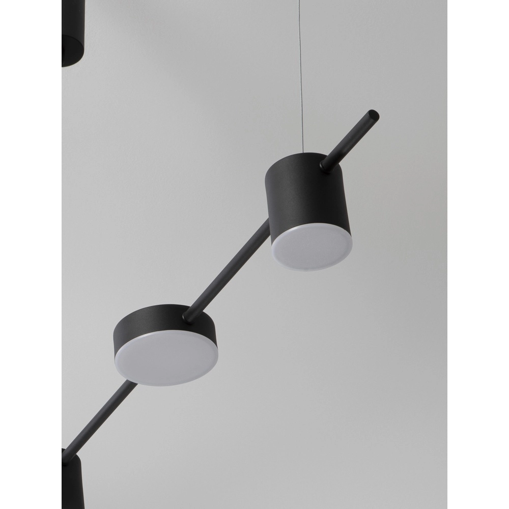 Black pendant lamp Nordik Design 127cm Lyora 5212017440709