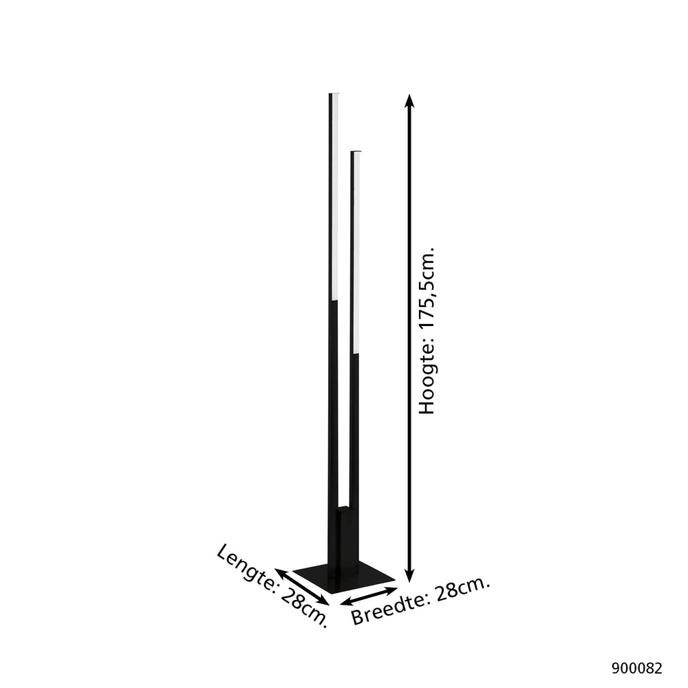 Smart LED floor lamp Fraioli-Z 175cm Eglo 9008606223589