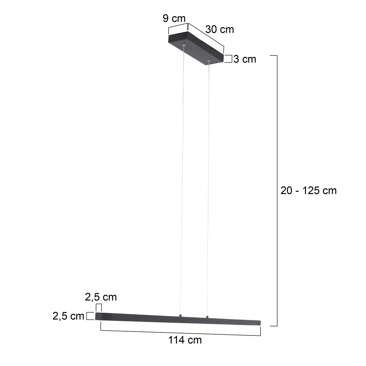 Pendant lamp Light stripe Steinhauer 8712746133684