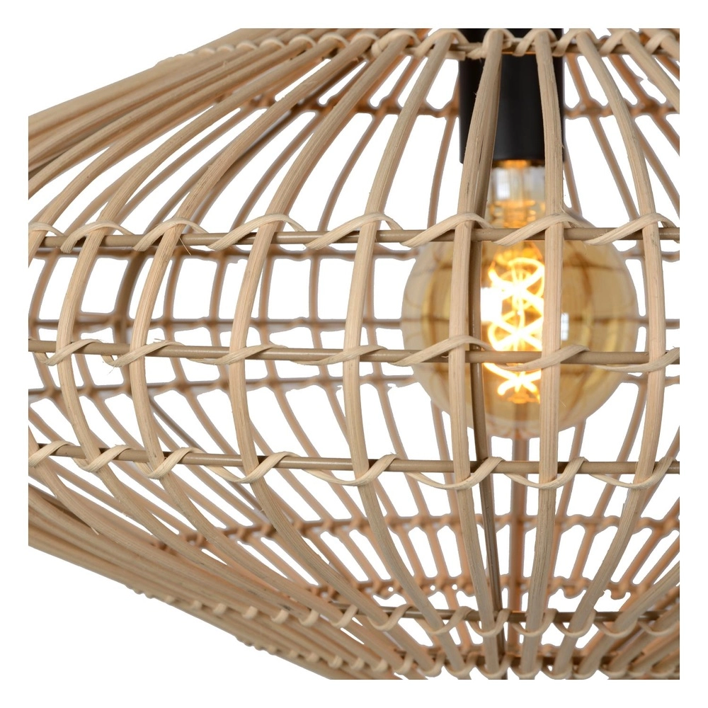 Rattan pendant lamp Magali Ø 56cm Lucide 5411212031433