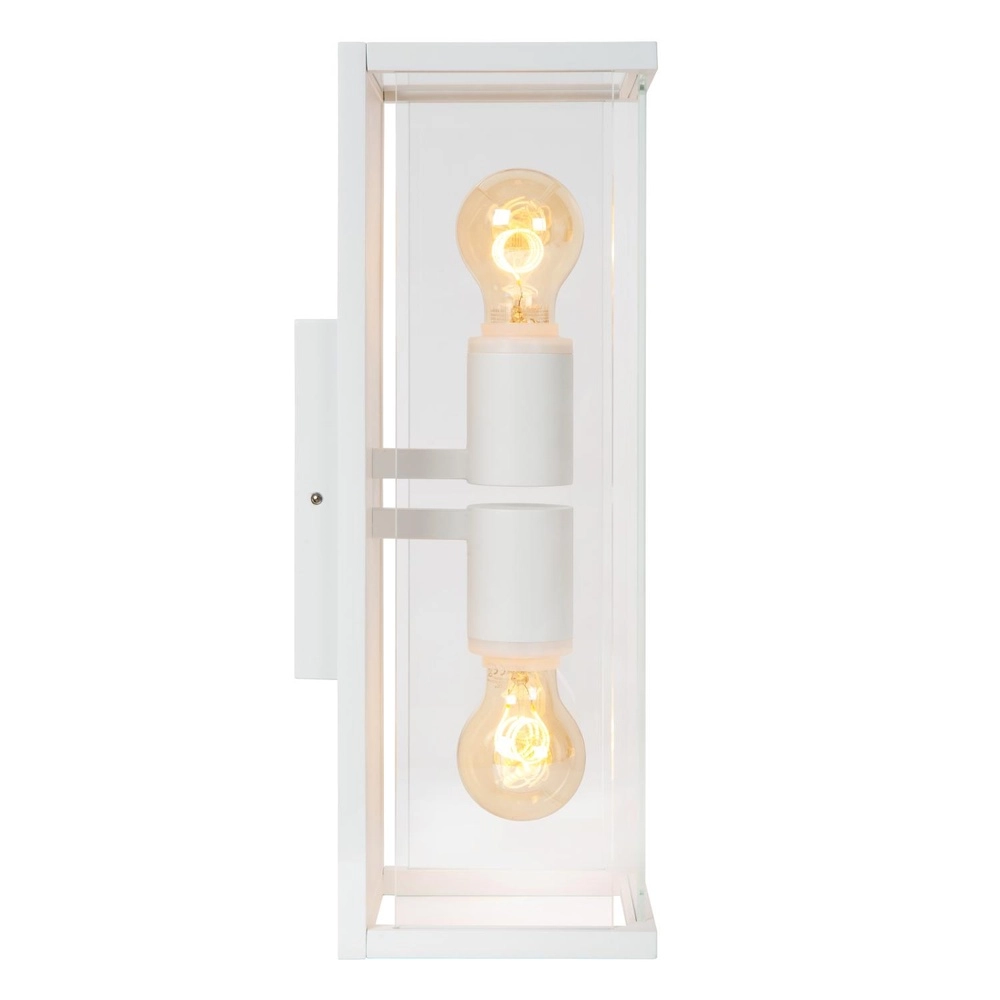 Sleek wall lamp Claire double white Lucide 5411212272355