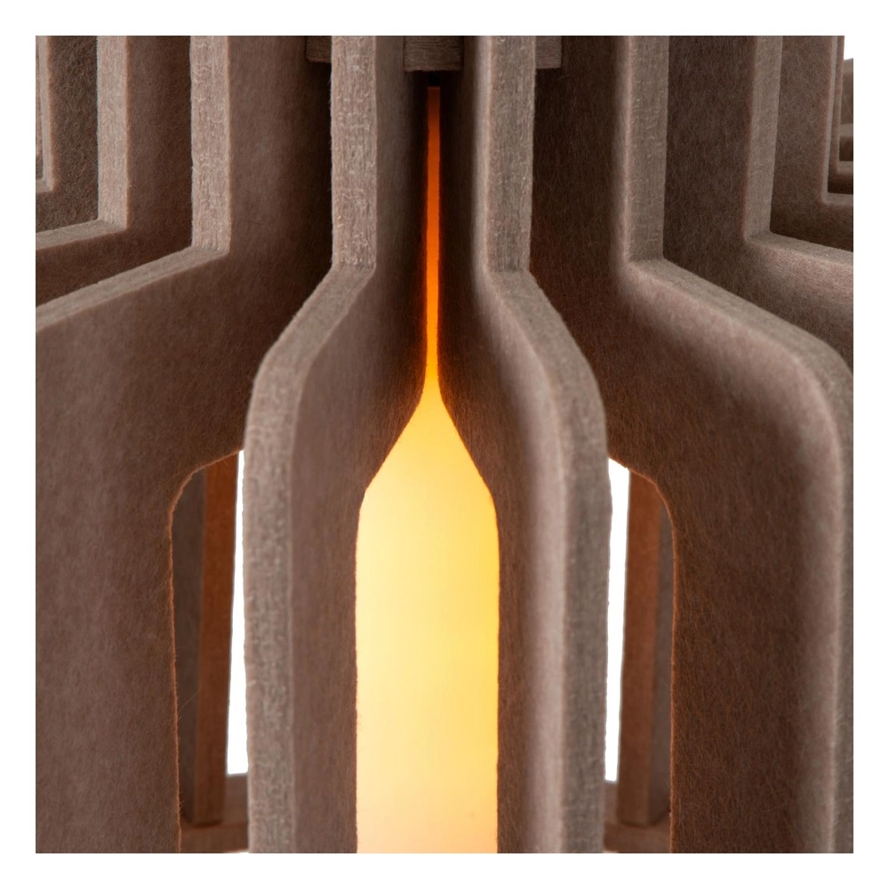 Design pendant lamp Rollo 40cm sand brown Lucide 5411212452849