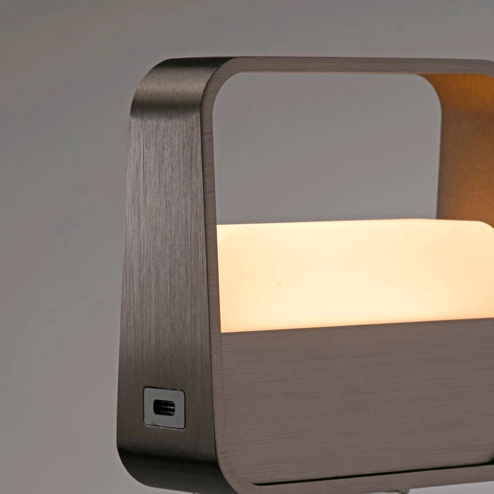 Designer table lamp Pure Go brown Paul Neuhaus 4012248383384