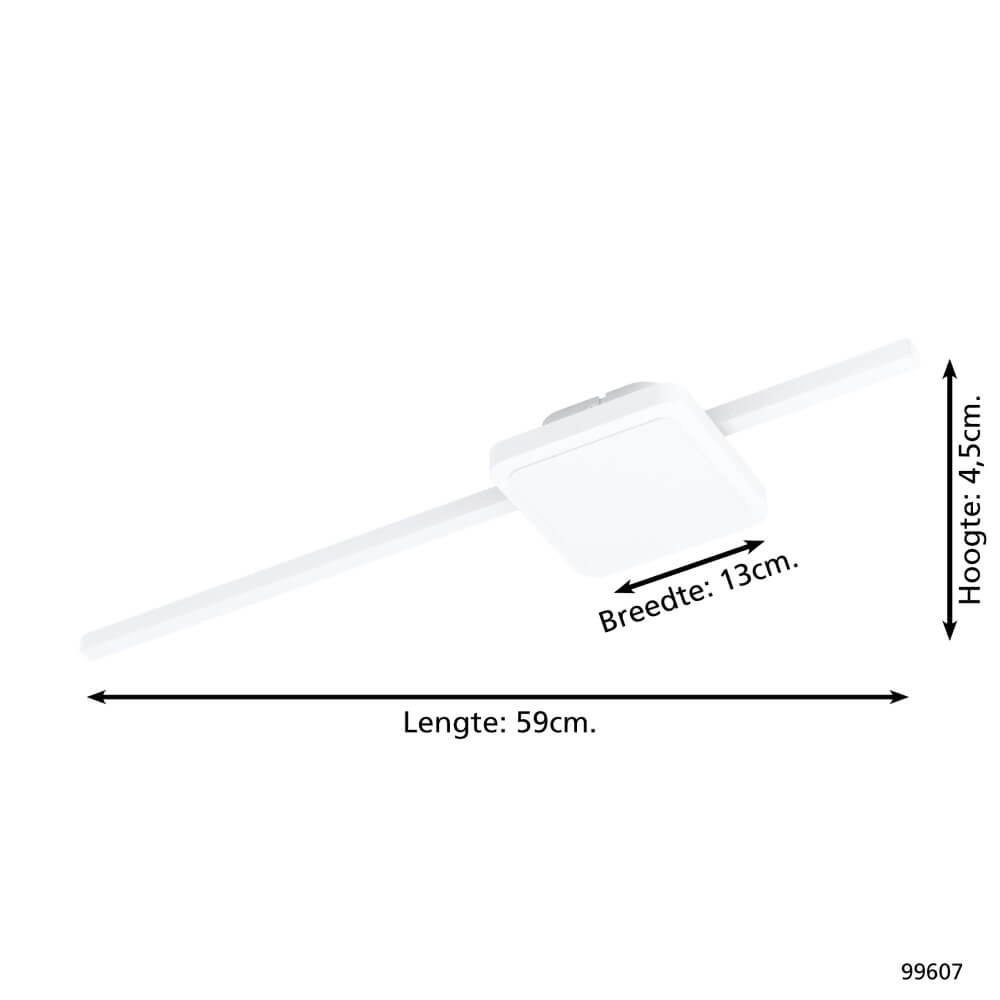 LED ceiling lamp Sarginto white Eglo 9002759996079
