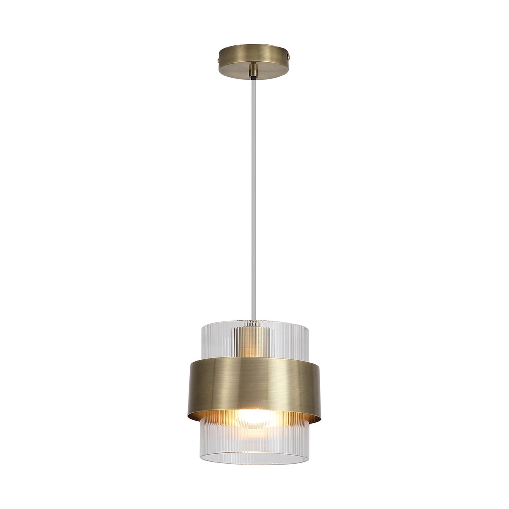 Pendant lamp Royal 1-light antique brass
