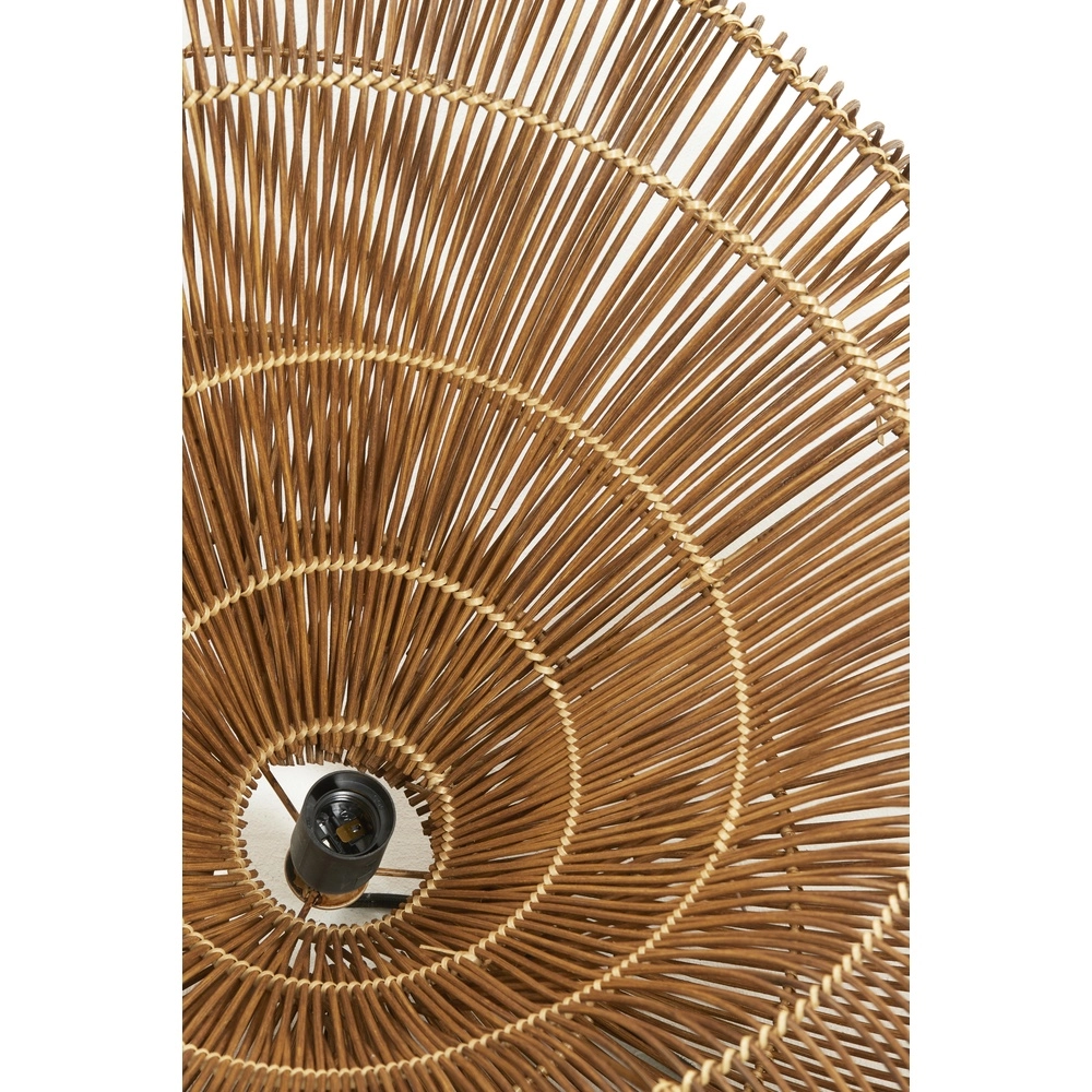 Rattan pendant lamp Janzur Ø 54cm - dark brown Light & Living 8717807820558