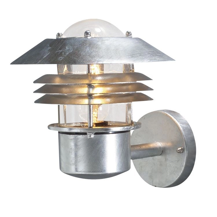 Country wall lamp Modena Up 21cm zinc grey