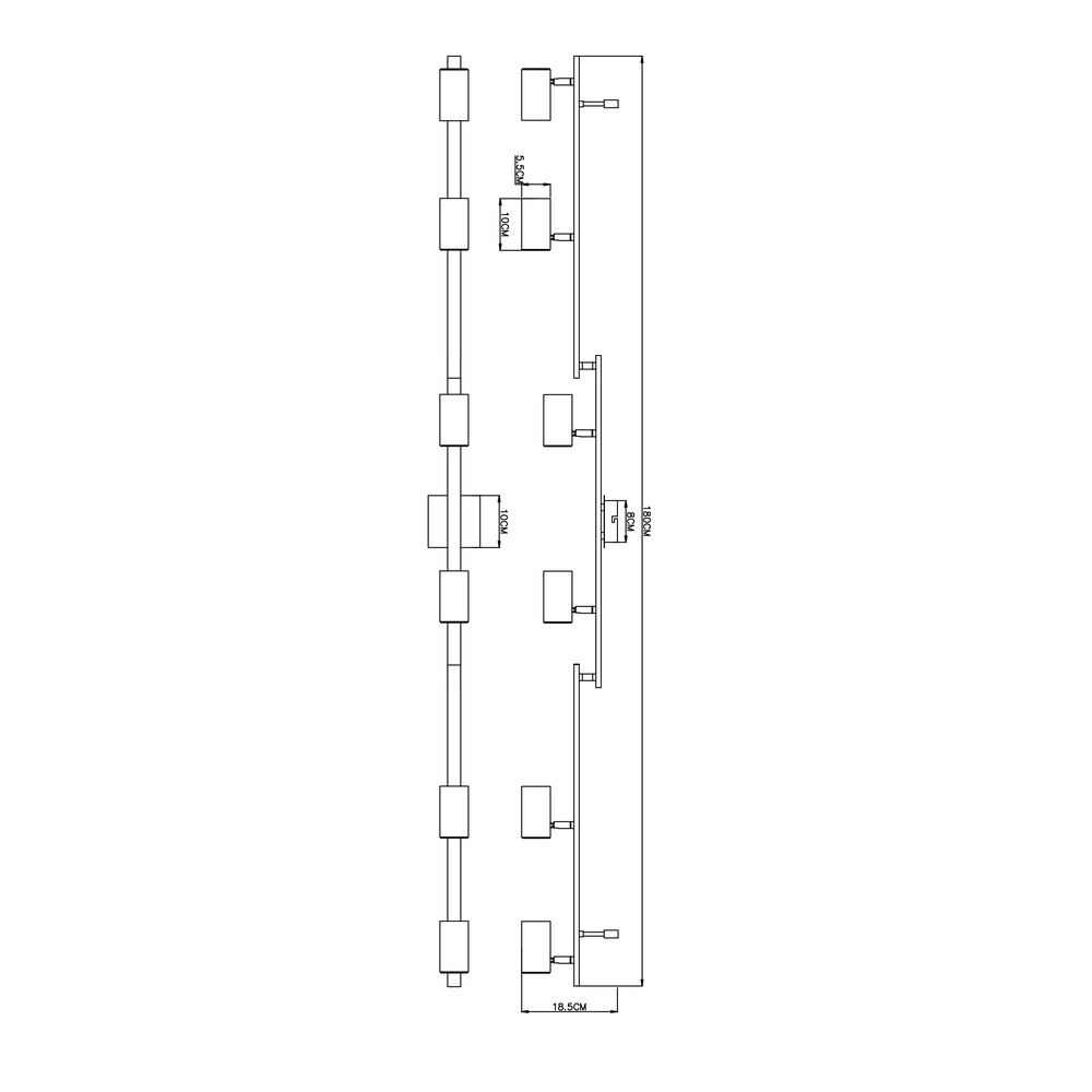 Ceiling lamp Robby 6-light white Globo 9007371419876