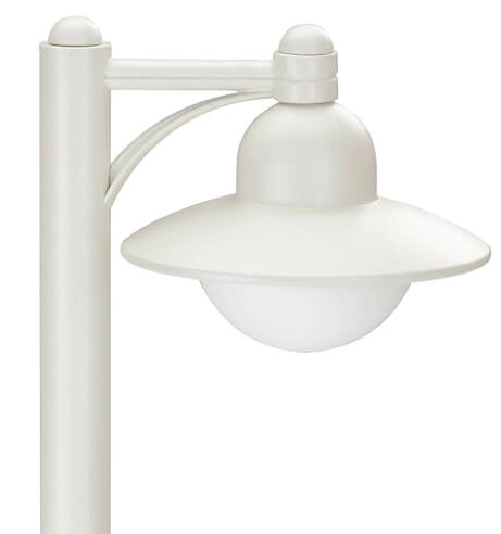 Garden path lamp Mauty 90cm - white Albert 4007235841503