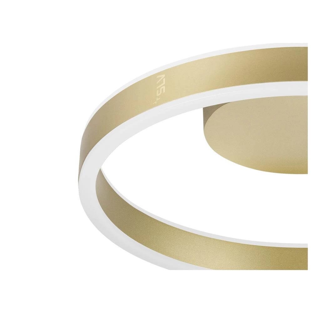 Sleek ceiling lamp One 40 gold Ø 40cm SLV 4024163298544
