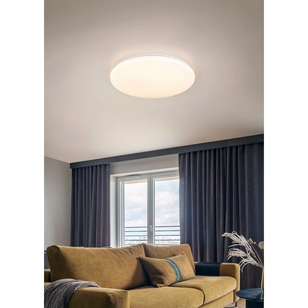 Ceiling light Cetus white with RGB function Trio 4017807654561