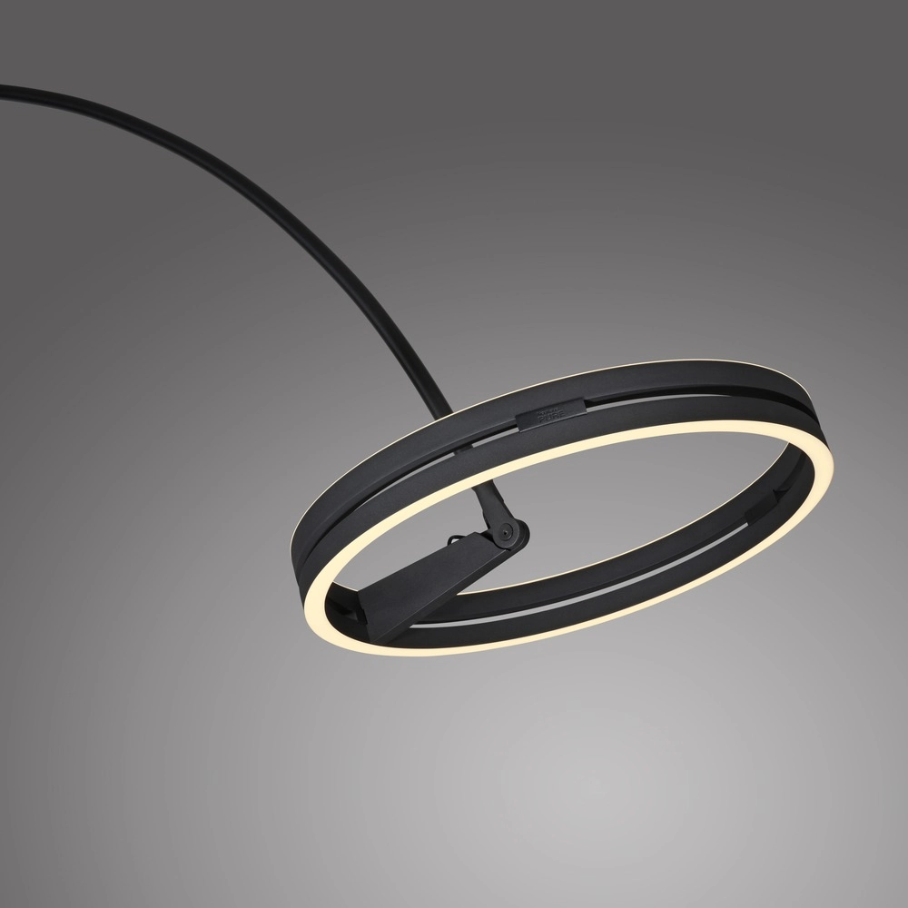 Sleek arc lamp Pure Loop-Bow Adjustable - Black Pearl Paul Neuhaus 4012248397152
