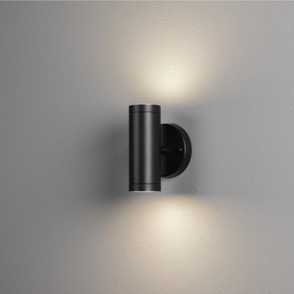 Wall spotlight Modena black 2-light KonstSmide 7318307535754
