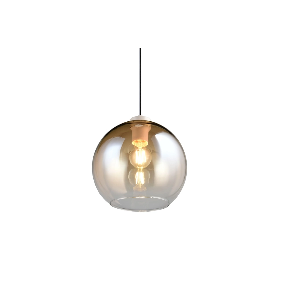 Pendant lamp Liora Amber glass Trio 4017807682380