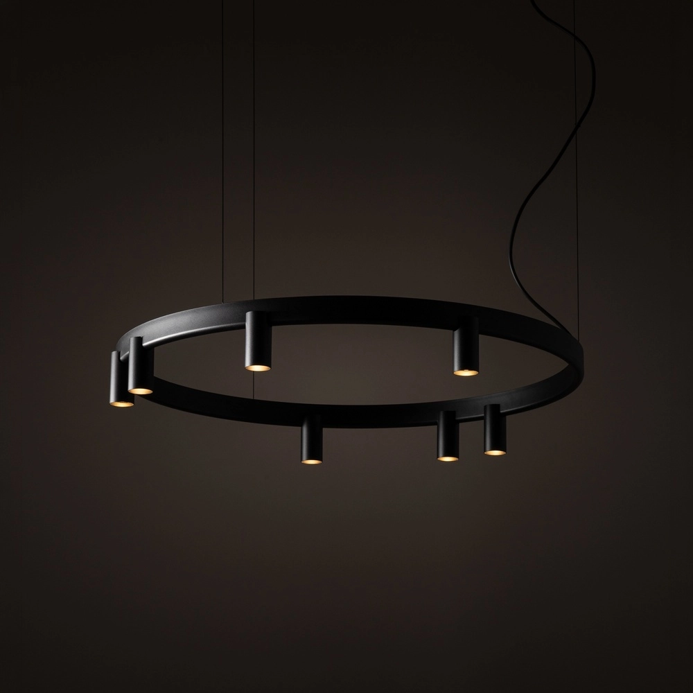 Design pendant lamp Fourty black Ø 80cm