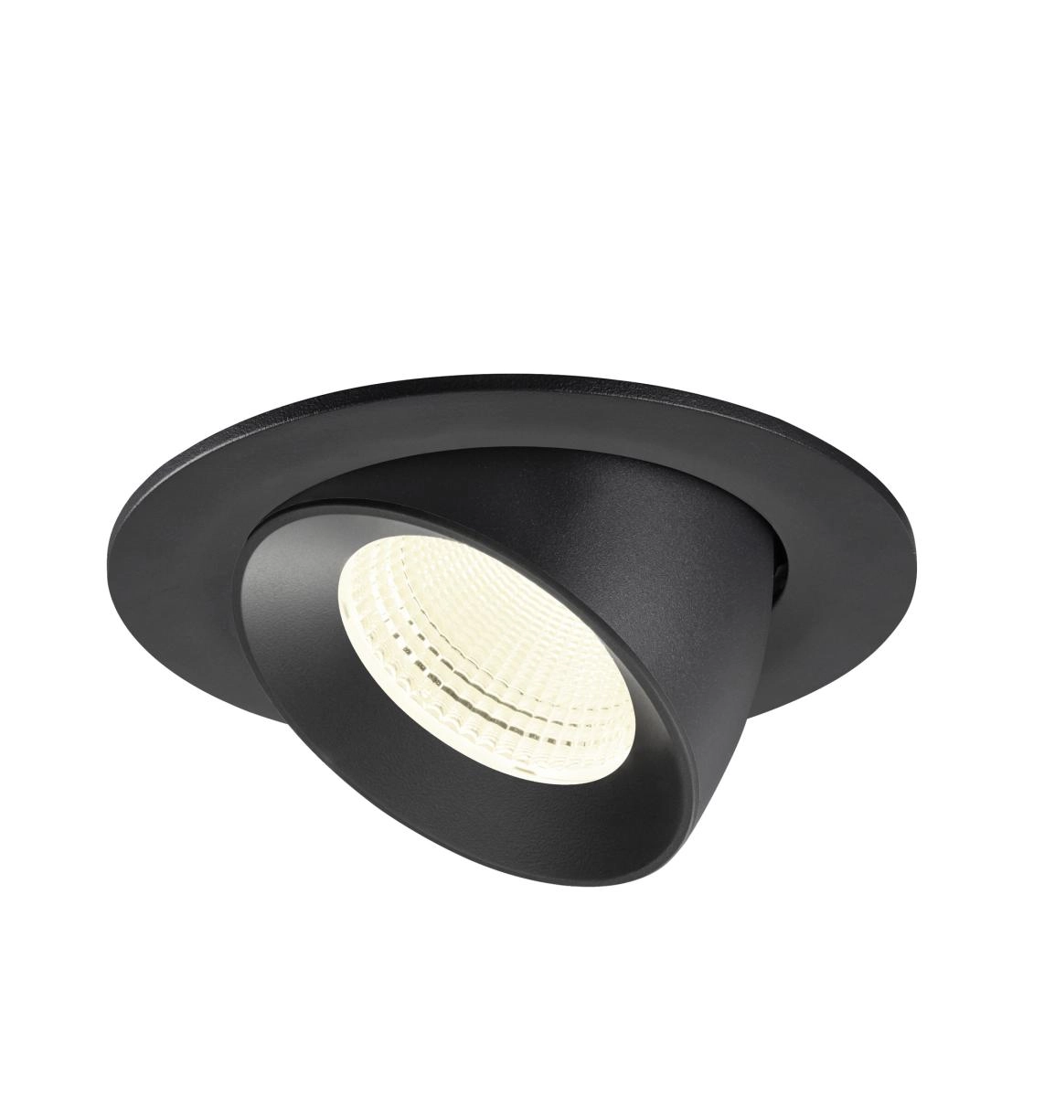 Recessed spotlight Numinos Gimble L black 4000K - 55deg SLV 4024163310093