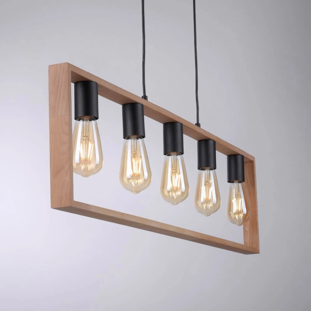 Country Pendant Lamp Franky 5-light Just Light 4043689966447