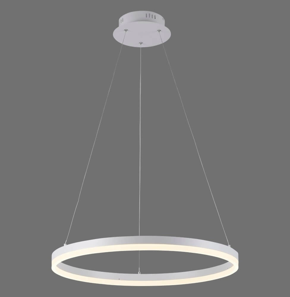 Modern pendant lamp Titus Ø 60cm white Paul Neuhaus 4012248365366