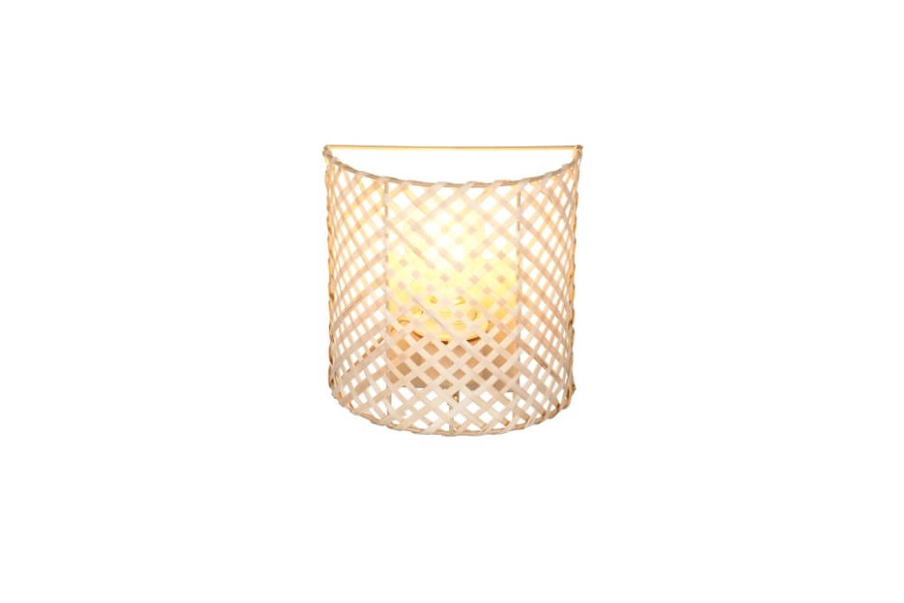 Japandi wall lamp Bina cream Trio 4017807636215