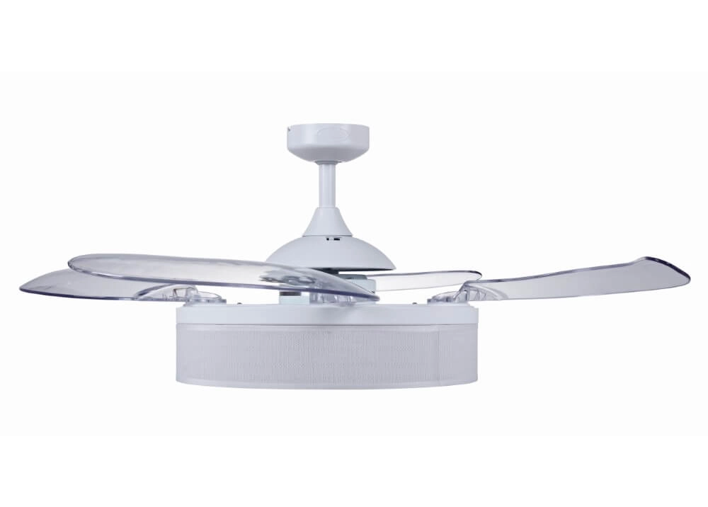 White ceiling fan Fanway Fraser Ø 122cm