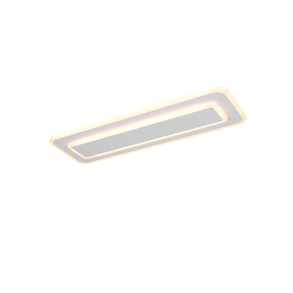 Modern ceiling lamp Riva white 60cm Trio 4017807682915