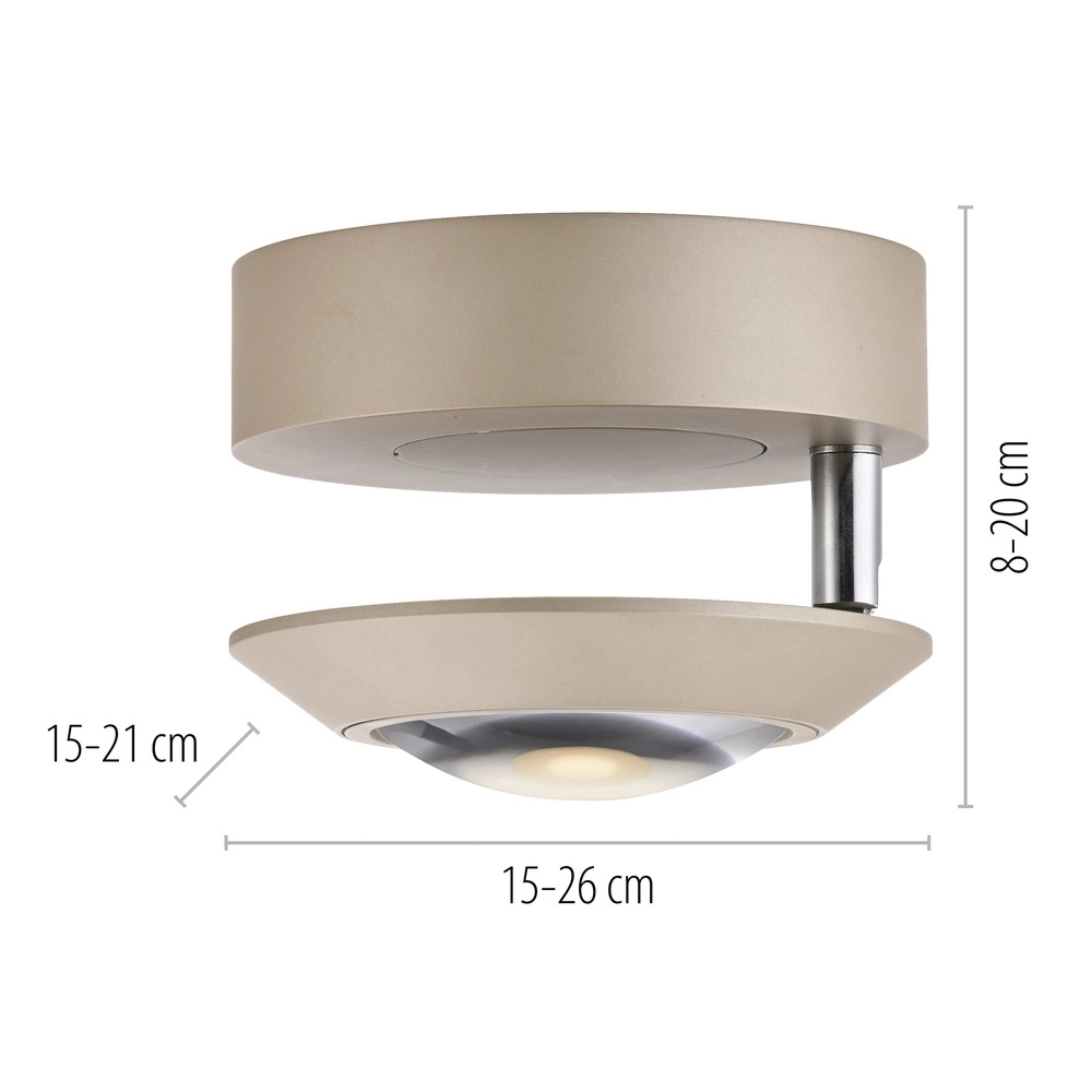 Led ceiling spot Pure Oculis Bronce Paul Neuhaus 4012248397077
