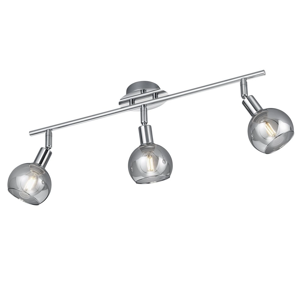 Ceiling lamp Chrome Brest 3-light adjustable