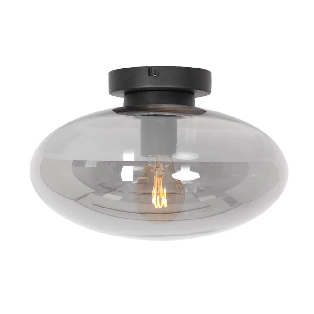 Glass ceiling lamp Reflexion oval Ø 30cm