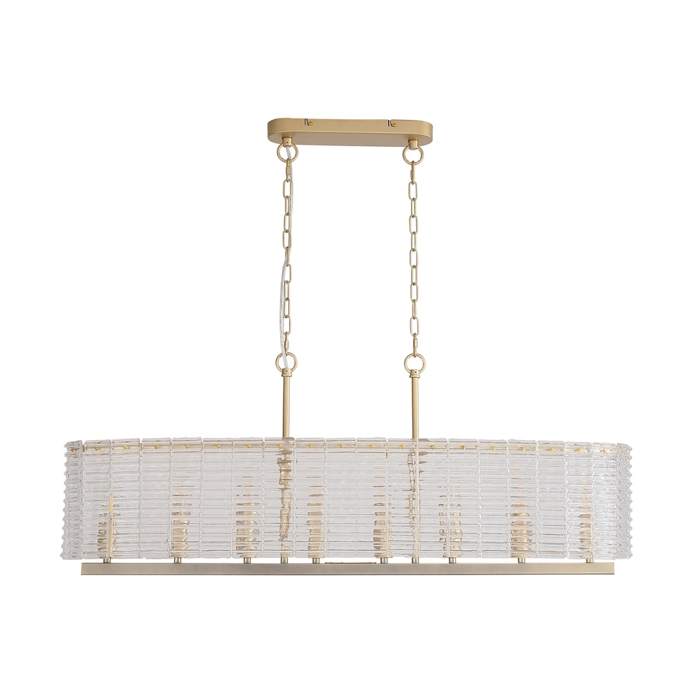 Classic pendant lamp Flute Gold