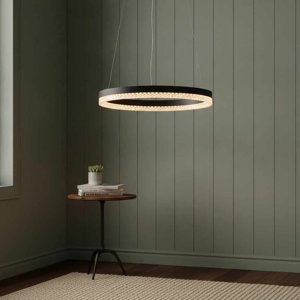 Pendant lamp Adria black Ø 40cm