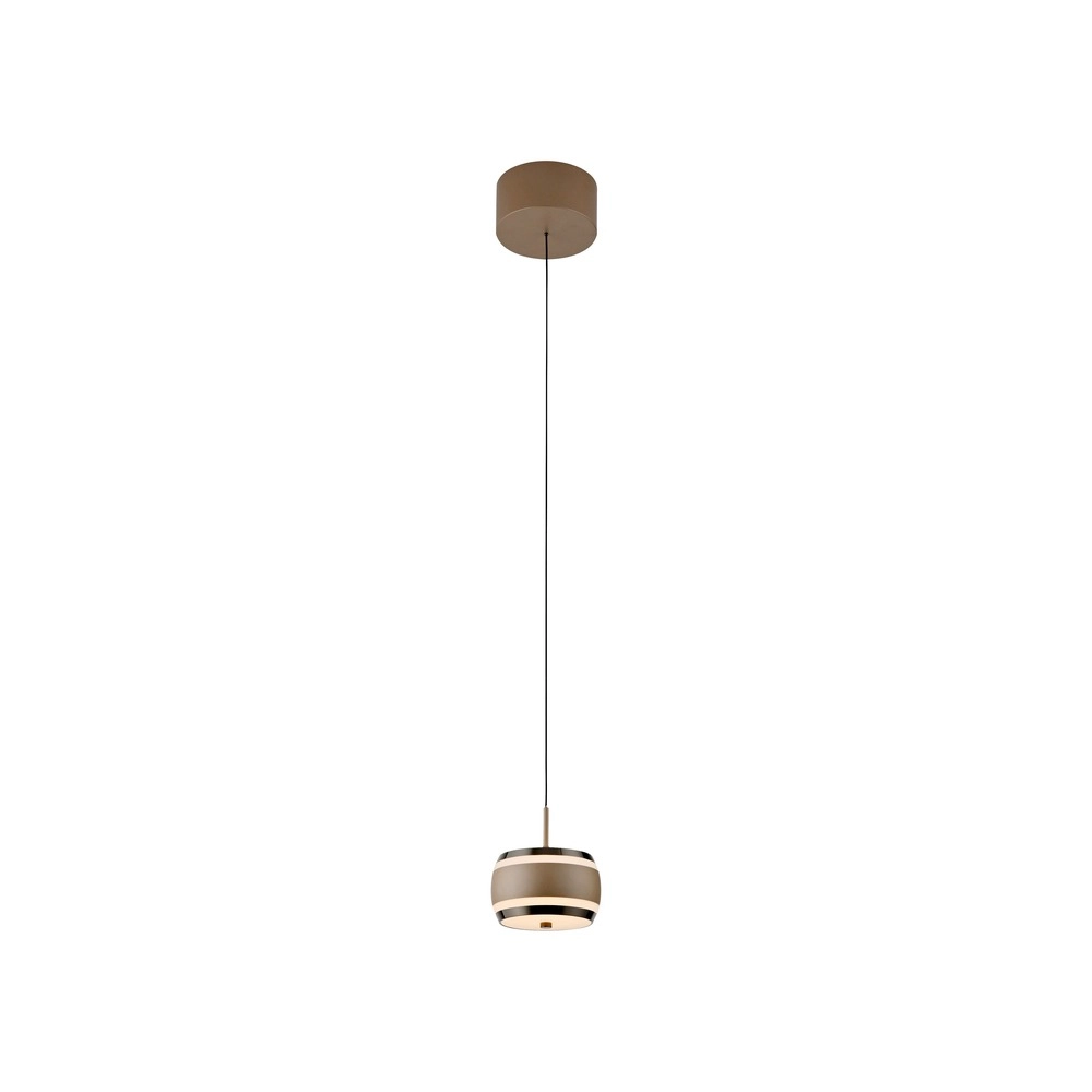 Sleek LED pendant Pure Falling Rings Bronce Paul Neuhaus 4012248396568