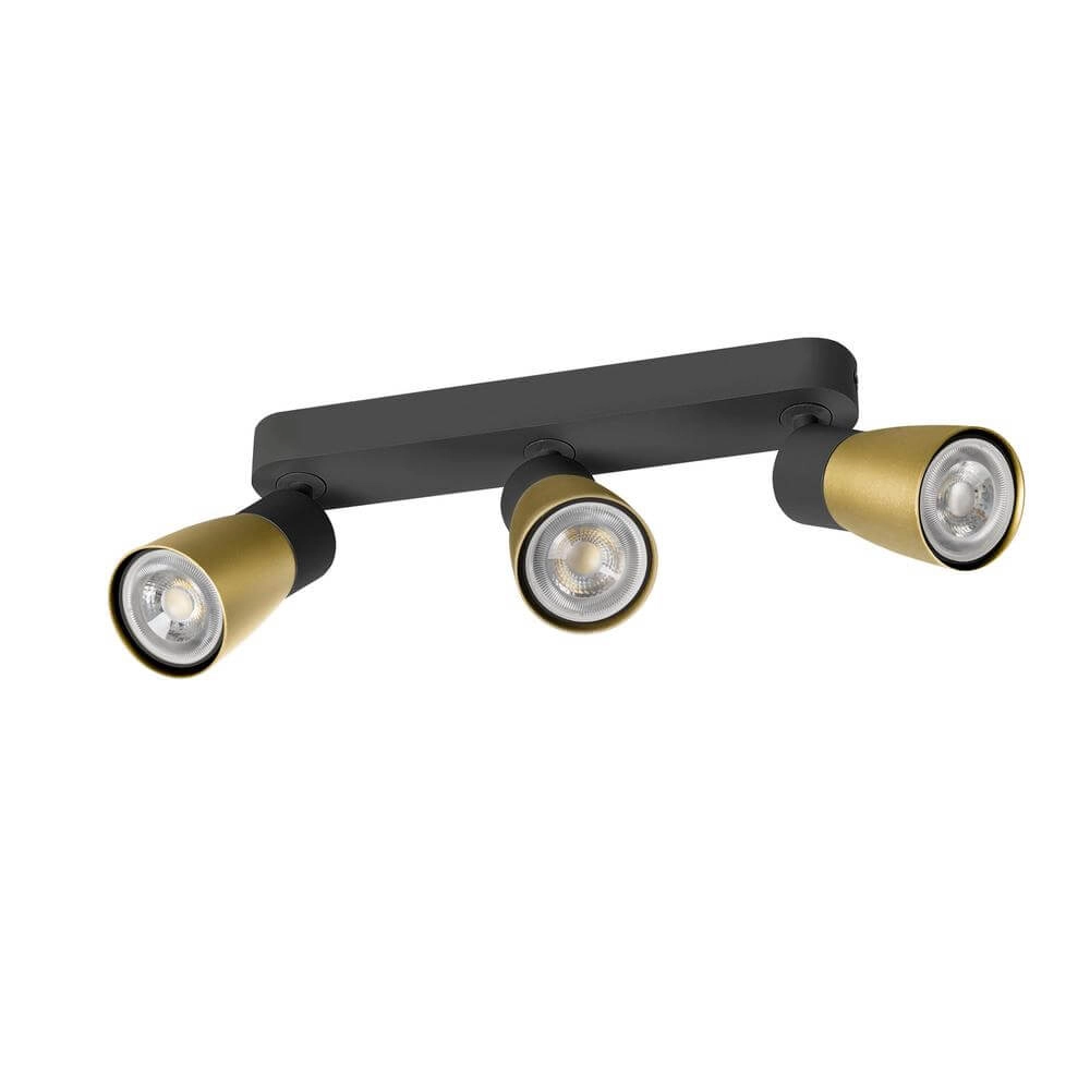 Mockery Puri 2.0 Dome black-gold 3-light SLV 4024163293976