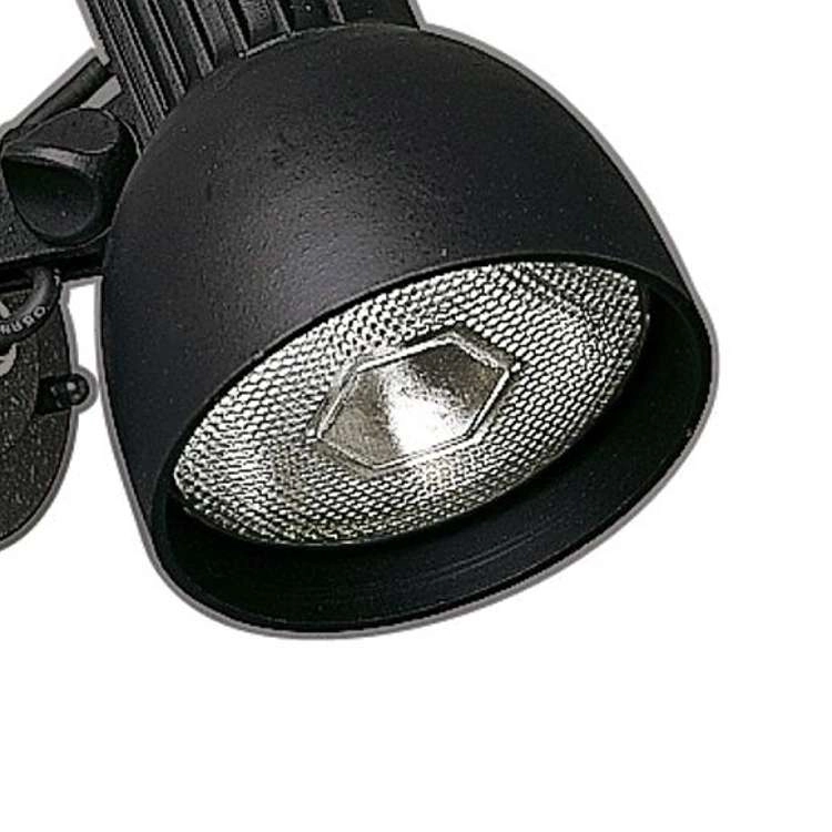 Black outdoor wall spotlight Orientable 13.5cm Albert 4007235621228
